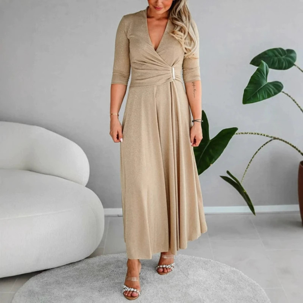 H&M 2024 Spring Summer Glitter Chic Flared Dress